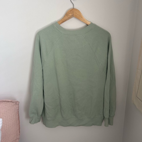 mint green oversized sweatshirt - Picture 3 of 5